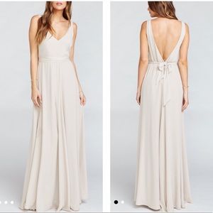 Show me your mumu jenn tan maxi dress